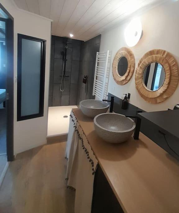 Maison 4Pers Avec Jacuzzi Privatif Couvert Proche Ocean Brem Sur Mer Exteriér fotografie